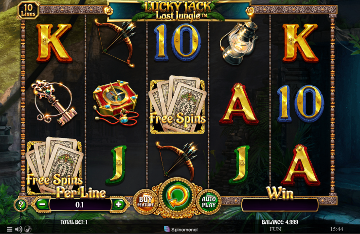 Spinomenal releases the second part of the Lucky Jack saga - Lost Jungle